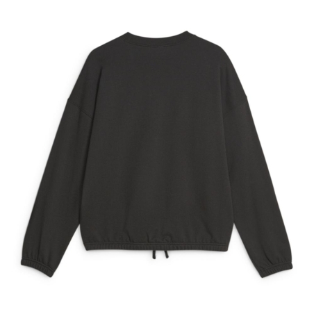 Sweat Noir Femme Puma Downtown Oversized