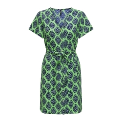 Robe Noir/Vert Femme Only Leah
