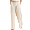 Pantalon fluide en Lin Écru Femme Roxy Lekeitio Break
