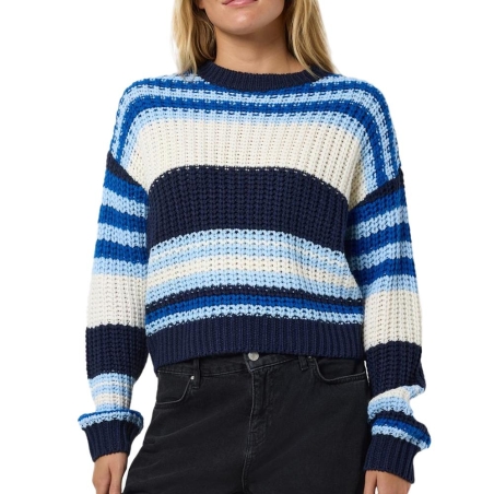 Pull en Maille Bleu Femme Noisy May Charlie