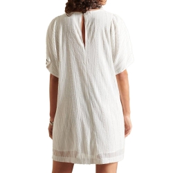 Robe Blanche à sequins Femme Superdry