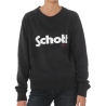 Sweat Noir Femme Schott Ginger1