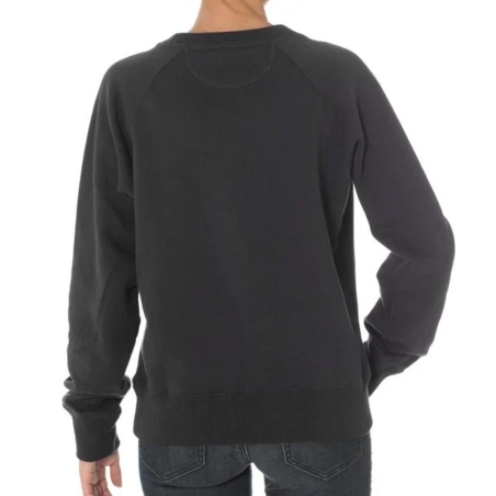 Sweat Noir Femme Schott Ginger1