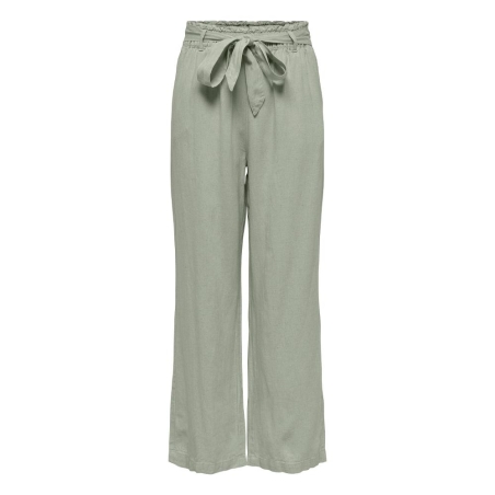 Pantalon Vert Femme JDY Linen