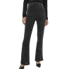 Pantalon Noir/Argenté Femme Vero Moda Lucy Hw Glitter