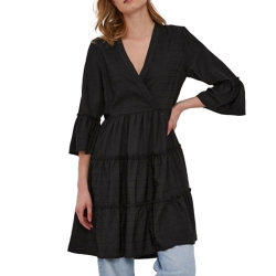 Robe Noire Femme Vila Vietna