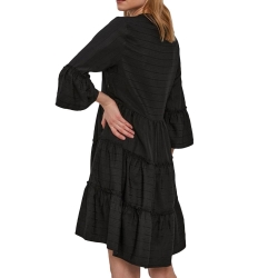 Robe Noire Femme Vila Vietna