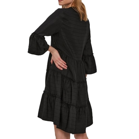 Robe Noire Femme Vila Vietna