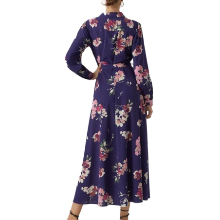 Robe Marine à Moifs Femme Vero Moda Shilah Naja