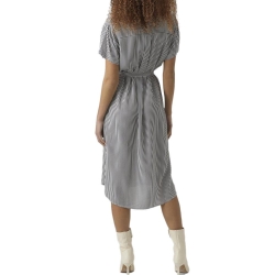 Robe à Marine/Blanc Femme Vero Moda Bumpy