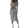 Robe à Marine/Blanc Femme Vero Moda Bumpy