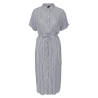 Robe à Marine/Blanc Femme Vero Moda Bumpy