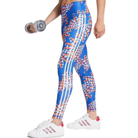 Legging Bleu Femme Adidas Farm
