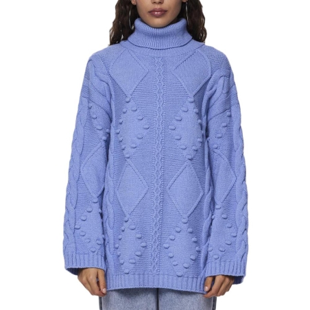 Pull Bleu Femme Pieces Wide Sleeve