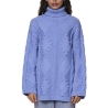 Pull Bleu Femme Pieces Wide Sleeve