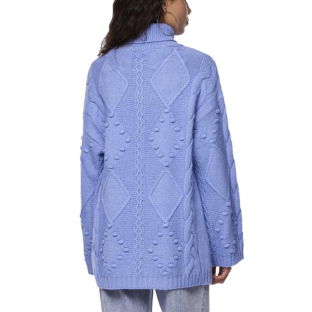 Pull Bleu Femme Pieces Wide Sleeve