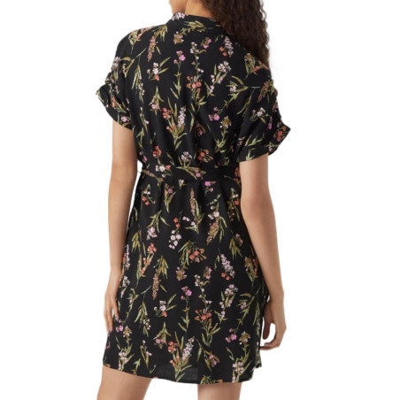 Robe Chemise Noire Femme Vero Moda Easy