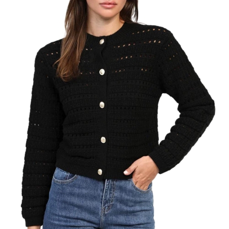 Gilet Noir Femme An'ge Charlotte