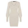 Robe Pull Beige Clair Femme Vero Moda Holly