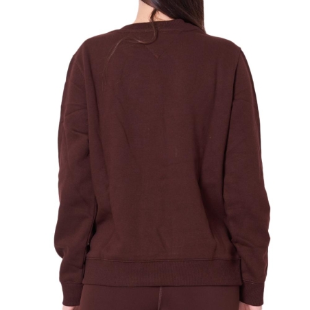 Sweat Marron Femme Tommy Hilfiger Tjw Reg S Flag