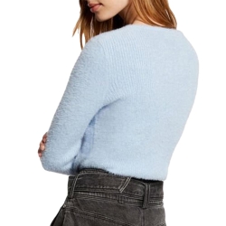 Pull Bleu Clair Femme Morgan Moove