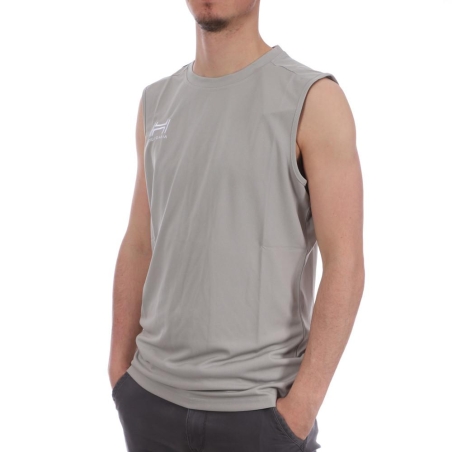 Débardeur Gris aux Bandes Vertes Homme Hungaria Training Pro Sleveless
