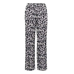 Pantalon fluide Beige/Noir Femme Vero Moda Trousers