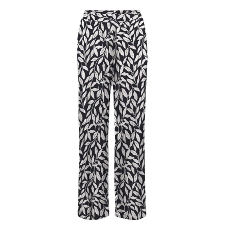 Pantalon fluide Beige/Noir Femme Vero Moda Trousers