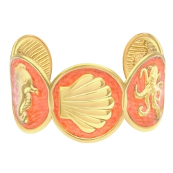 Bracelet Orange Femme Clio Blue Coquillage