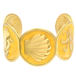 Bracelet Jaune Femme Clio Blue Coquillage