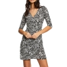Robe Noire/Beige Femme Morgan RLOLI