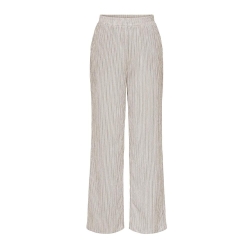 Pantalon Blanc/Marron Femme JDY Ocean