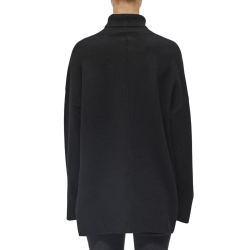Pull Oversize Noir Femme Object Tunic
