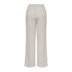 Pantalon Blanc/Marron Femme JDY Ocean
