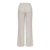 Pantalon Blanc/Marron Femme JDY Ocean