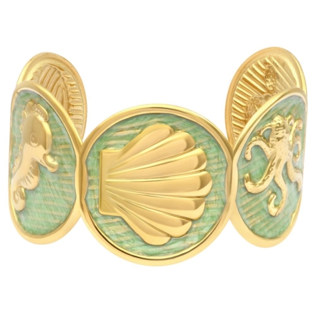 Bracelet Vert Femme Clio Blue Coquillage