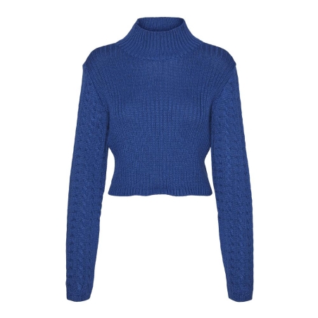 Pull Bleu Femme Vero Moda Helly