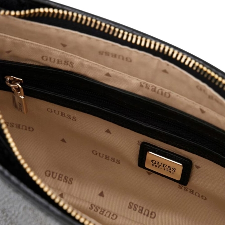 Sac à Bandoulière Noir Femme Guess Eco Erica