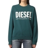 Sweat Bleu Canard Femme Diesel Fangs