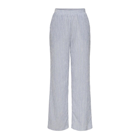 Pantalon Blanc/Bleu Femme JDY Ocean