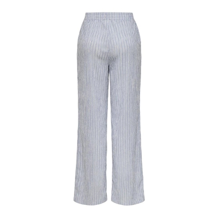 Pantalon Blanc/Bleu Femme JDY Ocean
