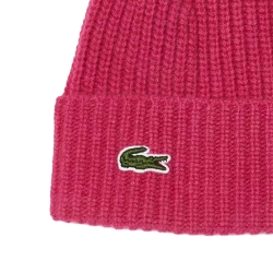 Bonnet Rose Femme Lacoste RB0805