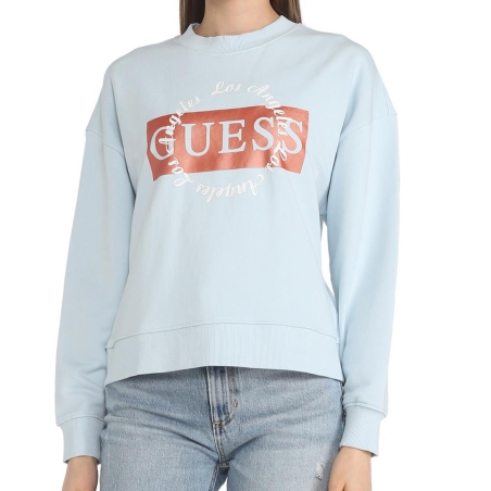 Sweat Bleu Femme Guess Deviner