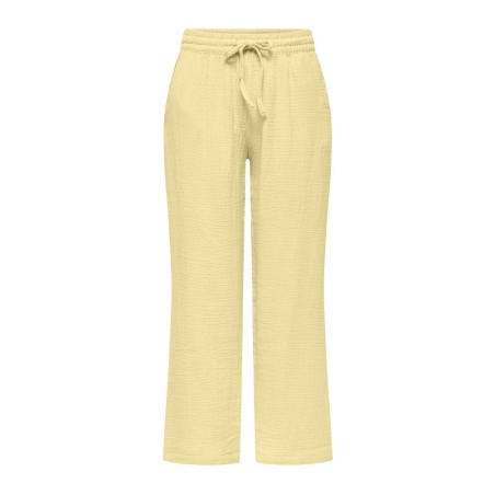 Pantalon Fluide Jaune Femme JDY PHANTOM