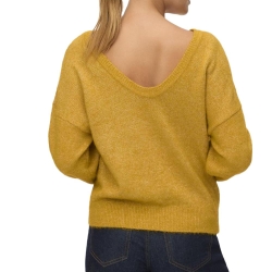 Pull Jaune Femme Vero Moda Mellie