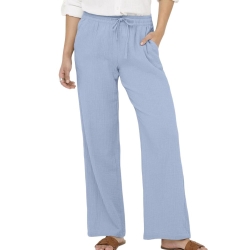 Pantalon Fluide Bleu Femme JDY PHANTOM