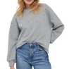Sweat Gris Femme Pepe jeans Caroline
