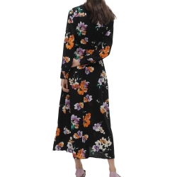 Robe Noire à Moifs Femme Vero Moda Shilah Naja