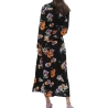 Robe Noire à Moifs Femme Vero Moda Shilah Naja