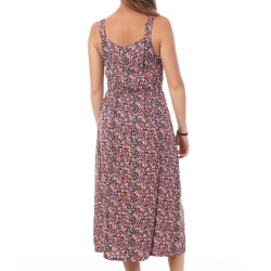 Robe Noire à Motifs Femme Vero Moda Easy Strap